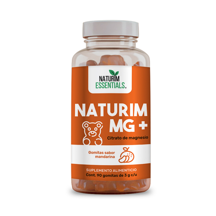 Naturim MG+ Citrato de Magnesio 90 Gomitas Naturim Essentials Sabor Mandarina