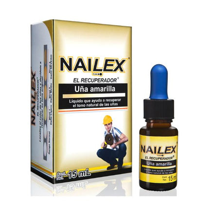 Nailex Uñas Amarillas Caja con Frasco con 15 ml