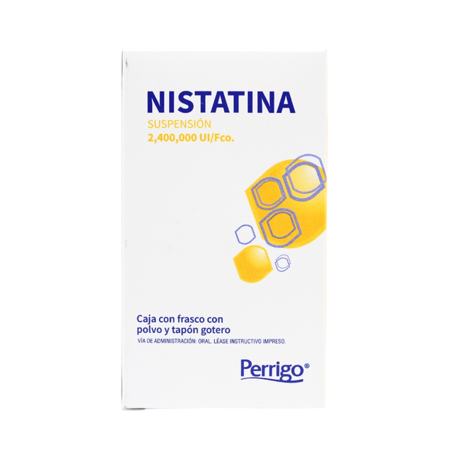 Nistatina 2 400 000 UI Suspensión Oral Frasco con 24 mL