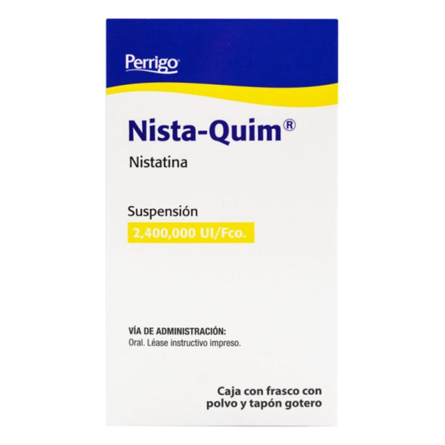 Nista-Quim Nistatina 2 400 000 UI Caja con Polvo para Suspensión