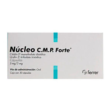 Núcleo CMP Forte 5 mg / 3 mg Caja con 30 Cápsulas