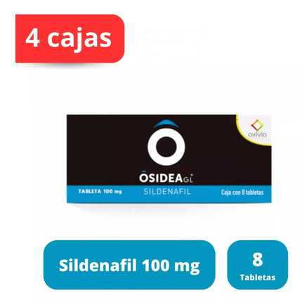 Sildenafil 100 Mg Osidea 32 Tabletas Pack Genérico De Viagra