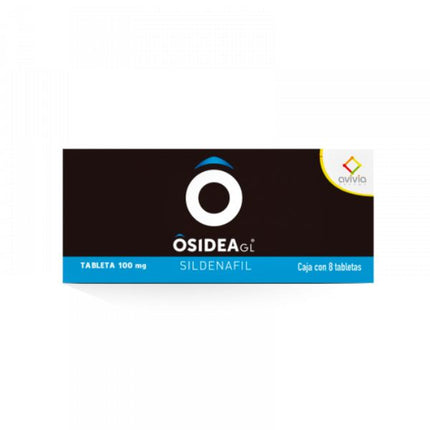 Osidea GL (Sildenafil) 100 mg Caja con 8 Tabletas