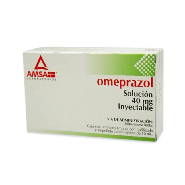 Omeprazol 40 mg Solución Inyectable