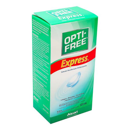 Opti-Free Express Solución Desinfectante para Lentes de Contacto 120 ml