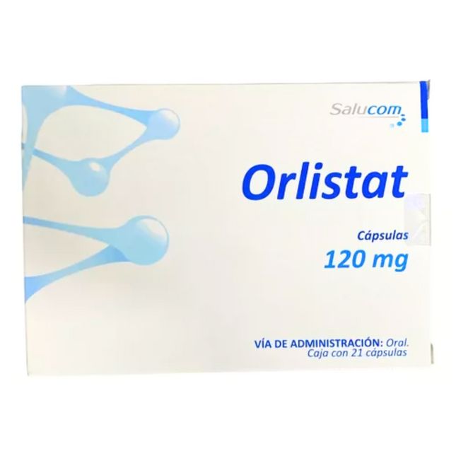 Orlistat 120 mg Caja con 21 Cápsulas
