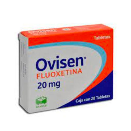 Ovisen (Fluoxetina) 20 mg Caja con 28 Tabletas