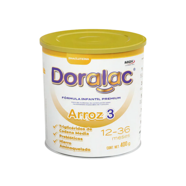 Doralac 13- 36 Meses Arroz 3  Formula Infantil Premium 400 g