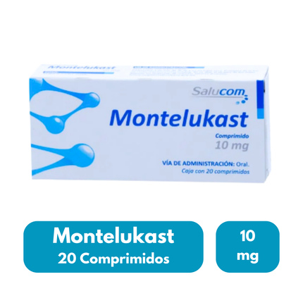 Montelukast 10 mg 20 Comprimidos Salucom PiSA