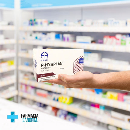 P-HYSPLAN (Sirolimus) 1 mg Caja con 60 Tabletas RAAM Laboratorios