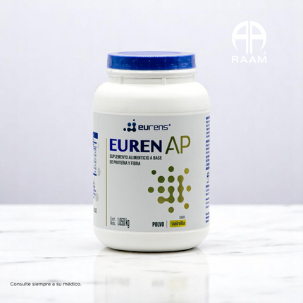 Euren AP Suplemento Alimenticio de Proteína y Fibra Sabor Vainilla 1.050 kg – RAAM Laboratorios