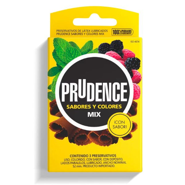 Prudence Sabor y Aroma Mix Caja con 5 Preservativos Masculinos