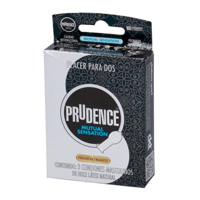 Prudence Mutual Sensation Caja con 3 Preservativos Masculinos