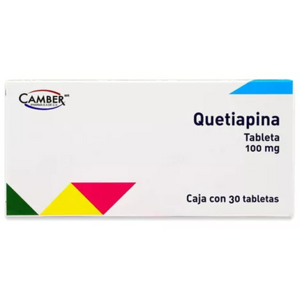 Quetiapina 100 Mg Caja Con 30 Tabletas