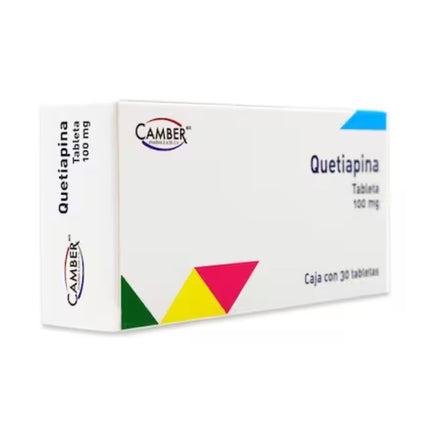 Quetiapina 25 mg Caja con 30 Tabletas