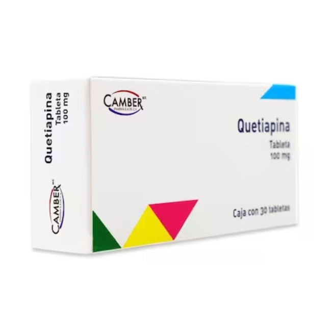 Quetiapina 25 mg Caja con 30 Tabletas
