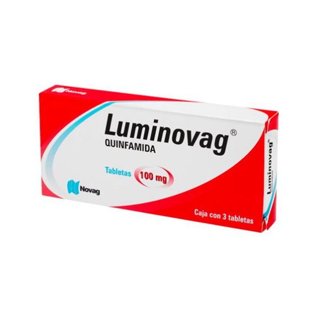 Luminovag (Quinfamida) 100 mg Caja con 3 Tabletas