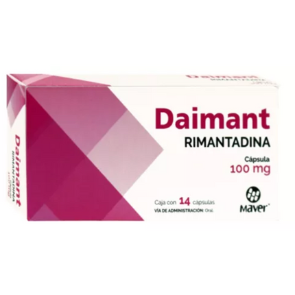 Rimantadina 100 mg Caja con 14 Cápsulas