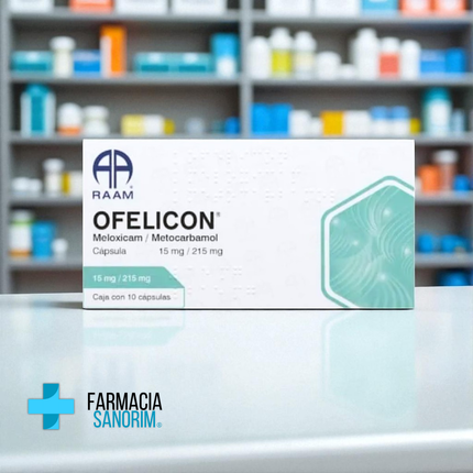 Meloxicam/Metocarbamol 15 mg/215 mg 10 capsulas RAAM Laboratorios