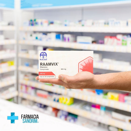 Raamvix (Efavirenz) 600 mg Caja con 30 Comprimidos RAAM Laboratorios