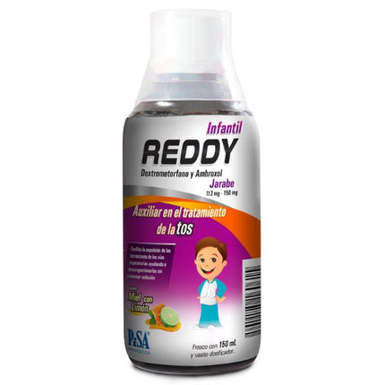 Reddy Infantil (Ambroxol/Dextrometorfano) Jarabe 113 mg-150 mg/100 ml