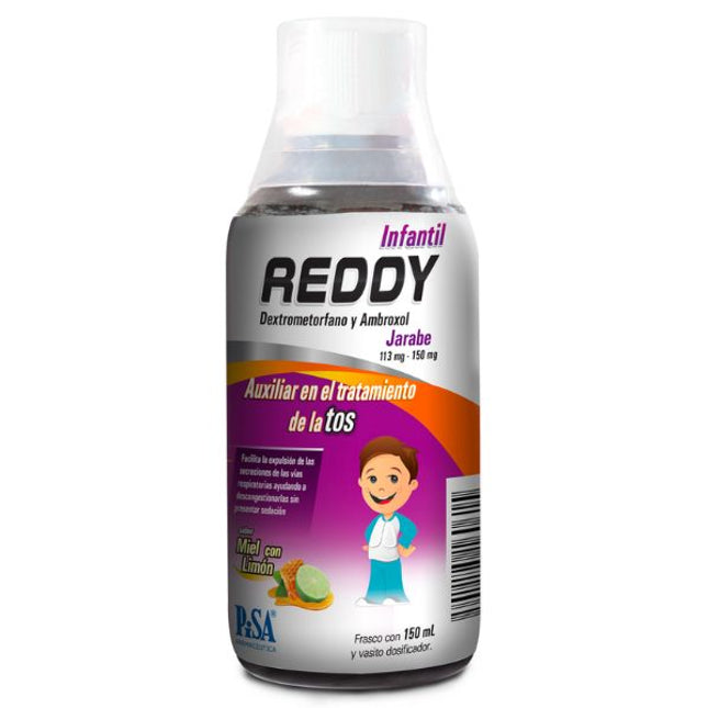 Reddy Infantil (Ambroxol/Dextrometorfano) Jarabe 113 mg-150 mg/100 ml
