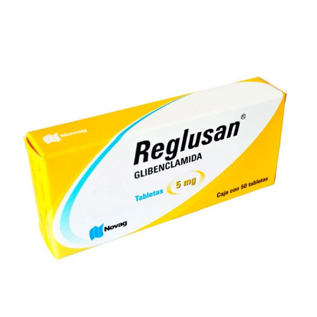 Reclusan (Glibenclamida) 5 mg Caja con 50 Tabletas