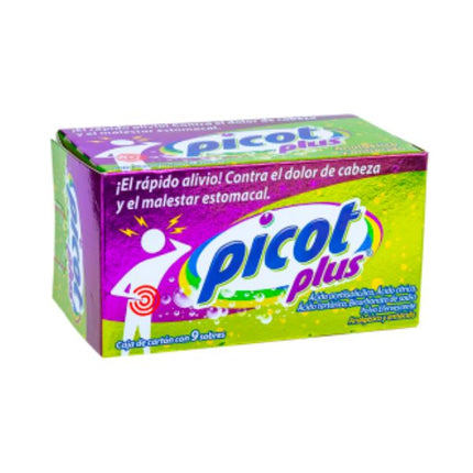 Sal de Uvas Picot Plus Caja con 9 Sobres Efervescentes