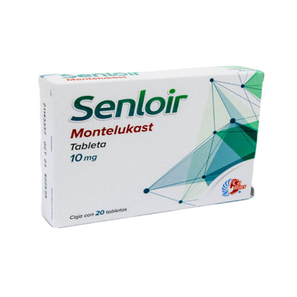 Sensoloir (Montelukast) 10 mg Caja con 20 Tabletas