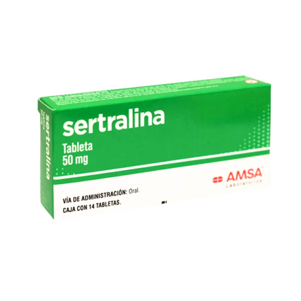 Sertralina 50 mg Caja con 14 Tabletas