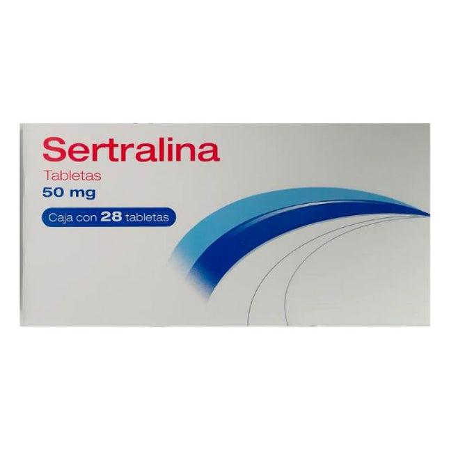 Sertralina 50 mg Caja con 28 Tabletas Psicofarma