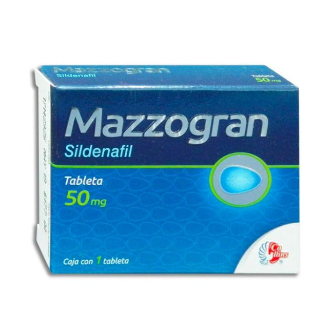 Mazzogran (Sildenafil) 50 mg Caja con 1 Tableta