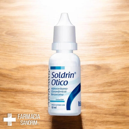 Hidrocortisona, Cloranfenicol y Benzocaína Frasco Gotero con 10 ml