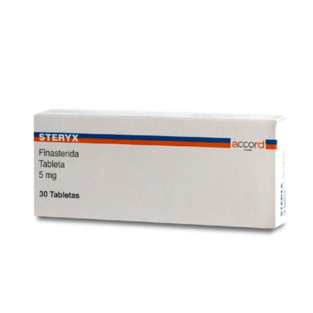 Steryx (Finasterida) 5 mg Caja con 30 Tabletas