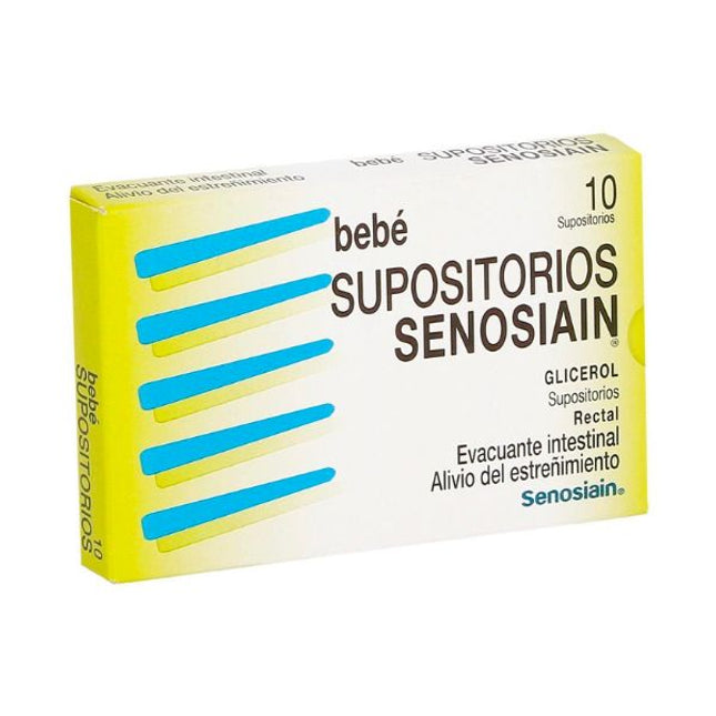Supositorios Glicerol Senosiain Caja con 10 Supositorios para Bebé