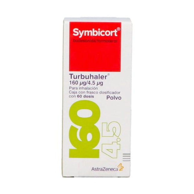 Symbicort (Budesonida/Formoterol) 160 μg/ 4.5μg para Ínhalación 60 Dosis.