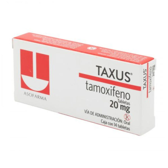 Taxus (Tamoxifeno) 20 mg Caja con 30 Tabletas
