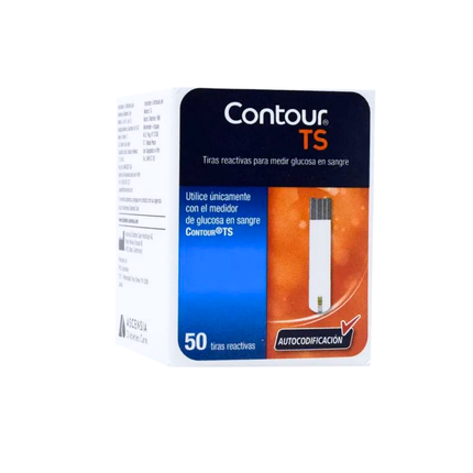 Tiras Contour Ts Caja con 50 Tiras Reactivas