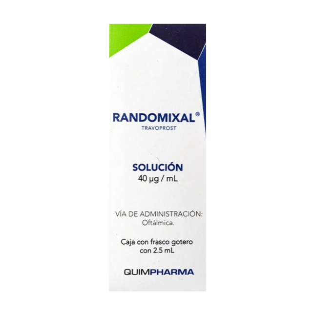 Randomixal (Travoprost) 40 mcg Frasco 2.5 mL Quimpharma