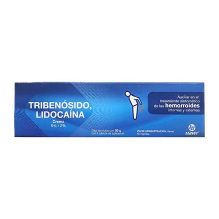 Tribenósido Lidocaína  Tubo con Crema 30 gramos