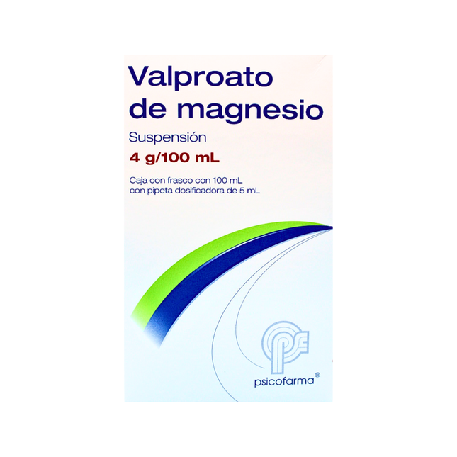 Valproato De Magnesio 4 G Suspensión Frasco 100 mL
