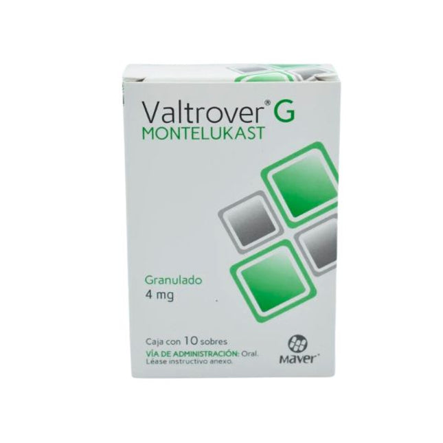Valtrover G (Montelukast) 4 mg Caja con 10 Sobres