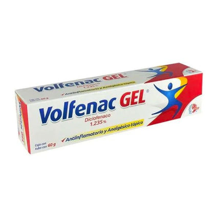 Volfenac Gel (Diclofenaco) 1.235% Caja con Tubo con 60 g