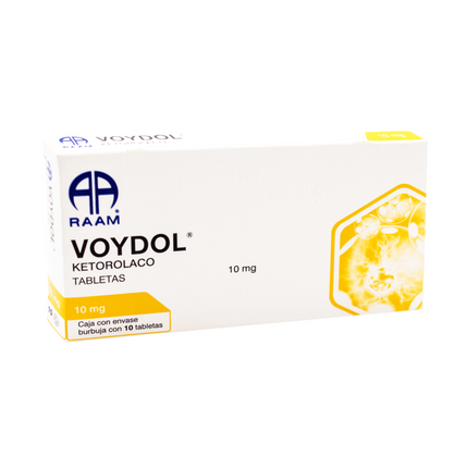 Voydol Ketorolaco 10 mg Caja con 10 Tabletas RAAM