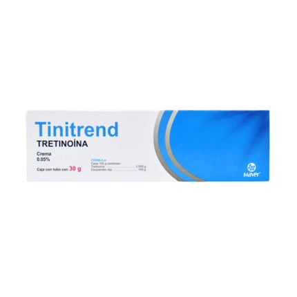 Tinitrend (Tretinoína) Crema 0.05% Tubo con 30 g