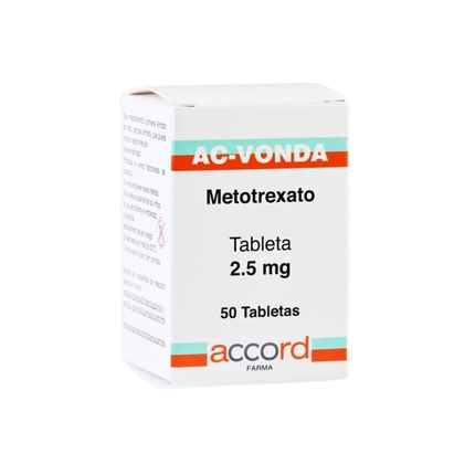 AC VONDA Metotrexato 2.5mg 50 Tabletas