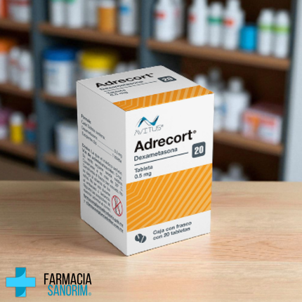 Dexametasona 0.5 mg 20 Tabletas Aderecort Avitus
