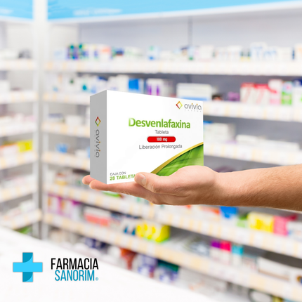 Desvenlafaxina 100 mg Liberación Prolongada Caja C/28 tabletas Avivia