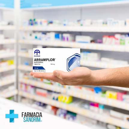 Arramplor (Alopurinol) 100 mg Caja con 60 Tabletas RAAM