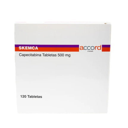 Skemca (Capecitabina) 500 mg Caja con 120 Tabletas Accord Farma